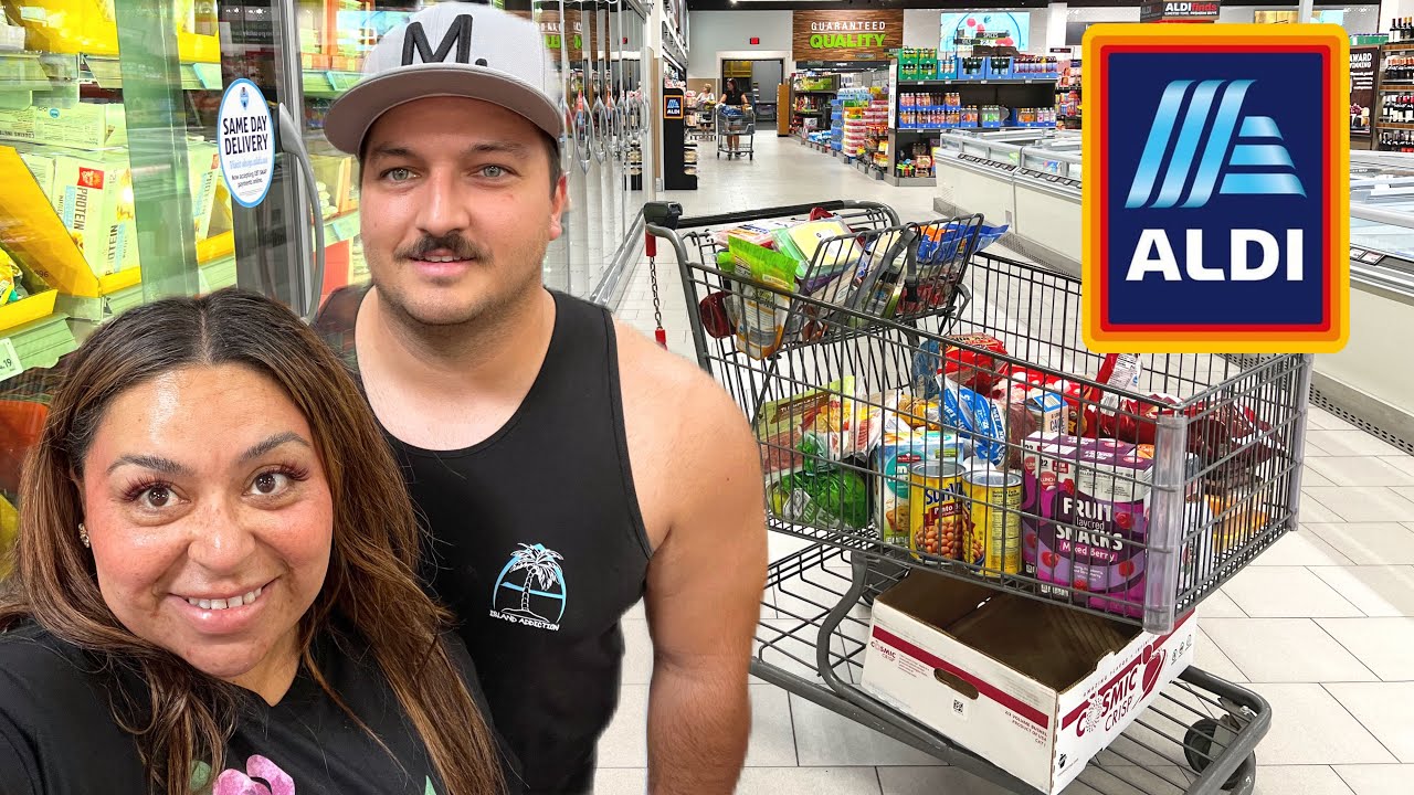 Here's what I get for my family of seven at Aldi for the week! BUDGET GROCERY HAUL
