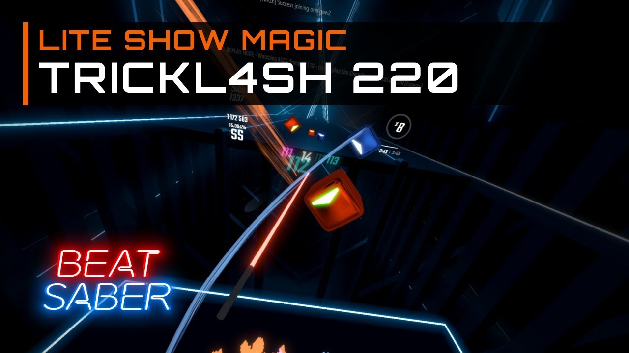 Lite Show Magic - TRICKL4SH 220 | FULL COMBO on Expert Plus | Beat Saber