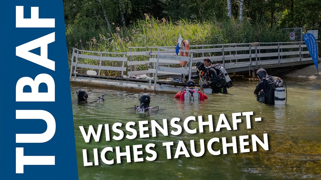 Wissenschaftliches Tauchen an der TU Bergakademie Freiberg