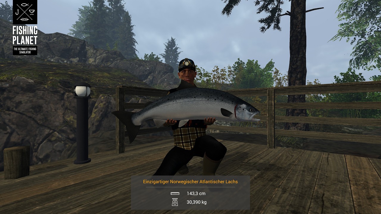 Fishing Planet - Einzigartiger norwegischer atlantischer Lachs
