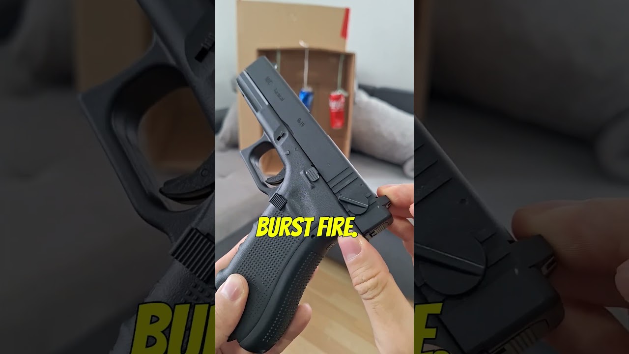 Testing the Full Auto Glock Airsoft Pistol #airsoftrifle
