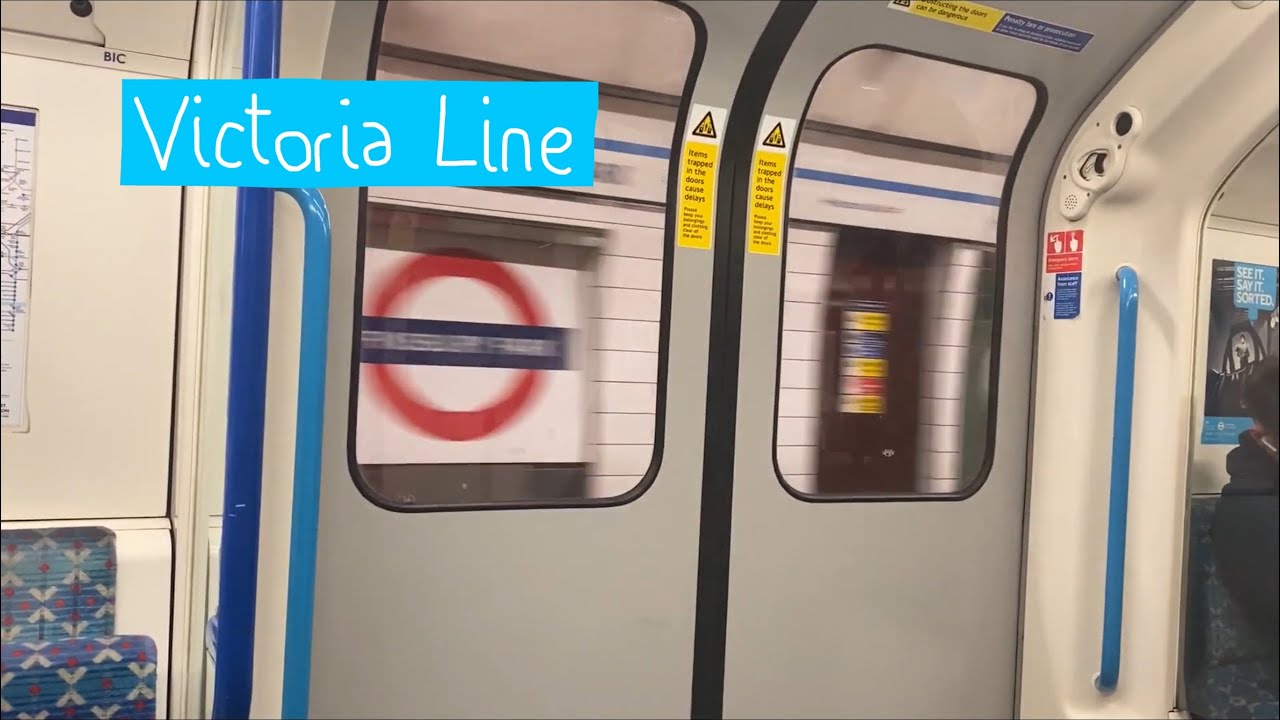 💎Victoria Line ride!💎From King’s Cross St Pancras ➡️ Walthamstow Central ( Via Seven Sisters )