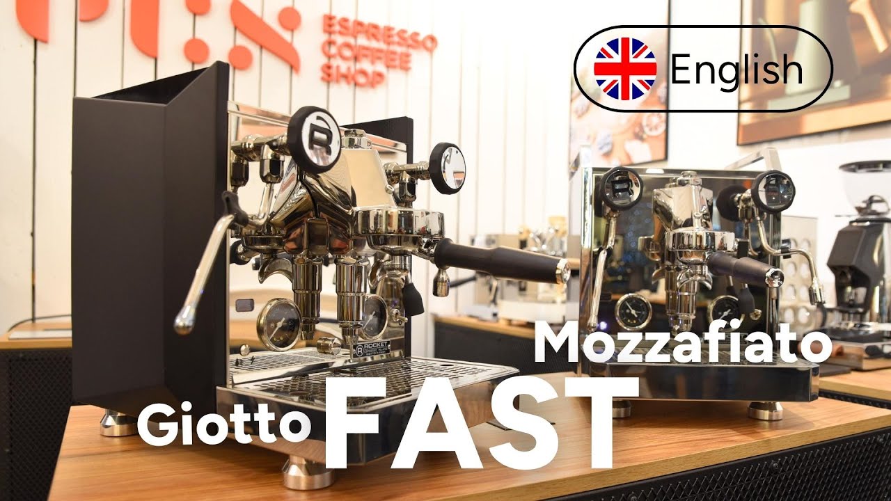 Rocket Giotto Fast and Mozzafiato Fast espresso machines - First look