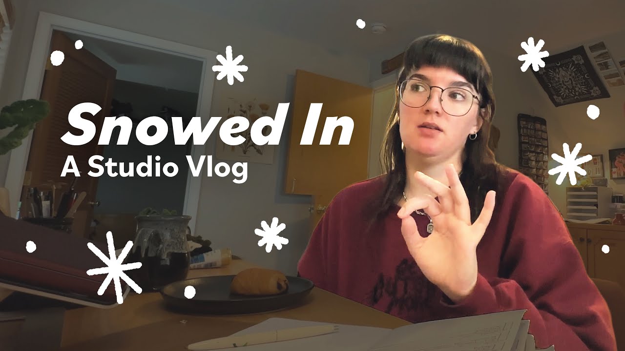 snowed in | A Cozy WFH Vlog