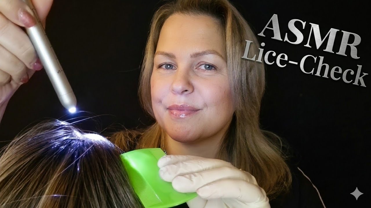 ASMR Lice-Check (german roleplay)