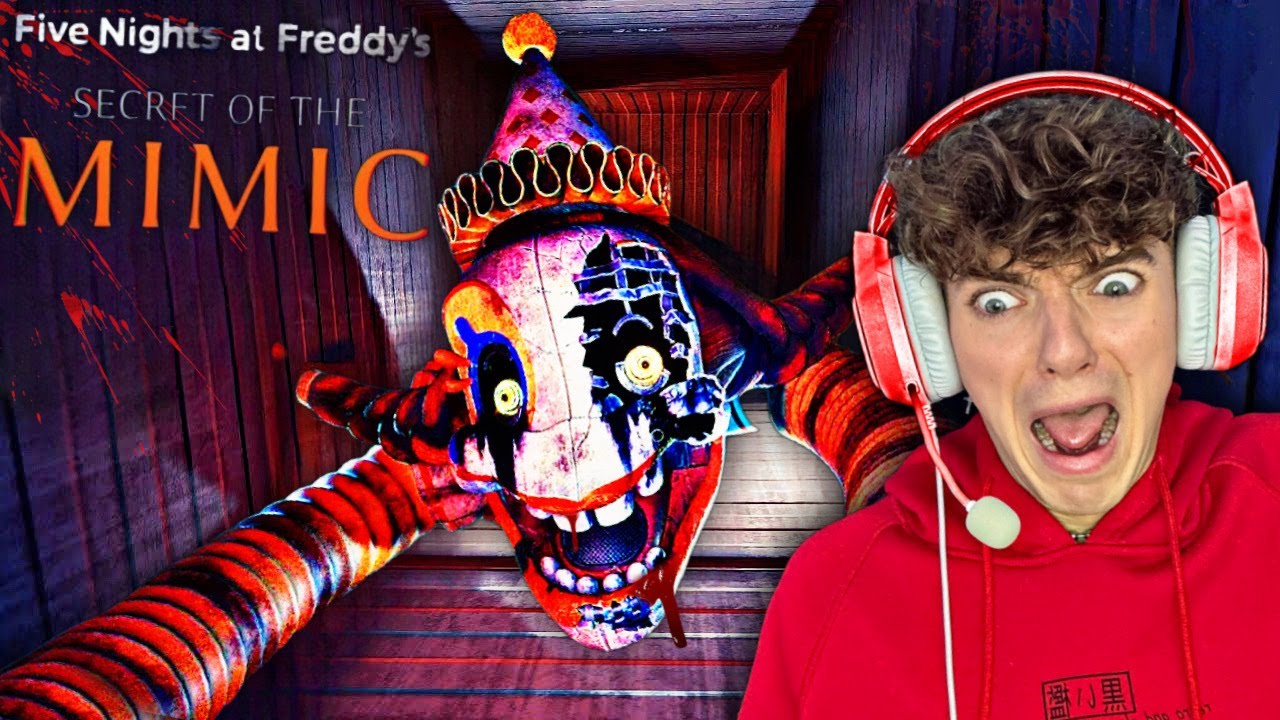 This Clown Tried to EAT ME (FNAF Secret Of The Mimic)