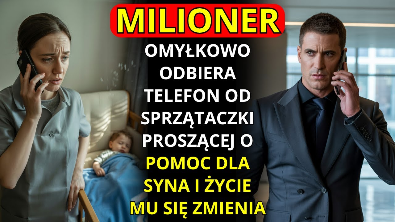 MILIONER OMYŁKOWO ODBIERA TELEFON OD SPRZĄTACZKI PROSZĄCEJ O POMOC DLA SYNA I ŻYCIE MU SIĘ ZMIENIA