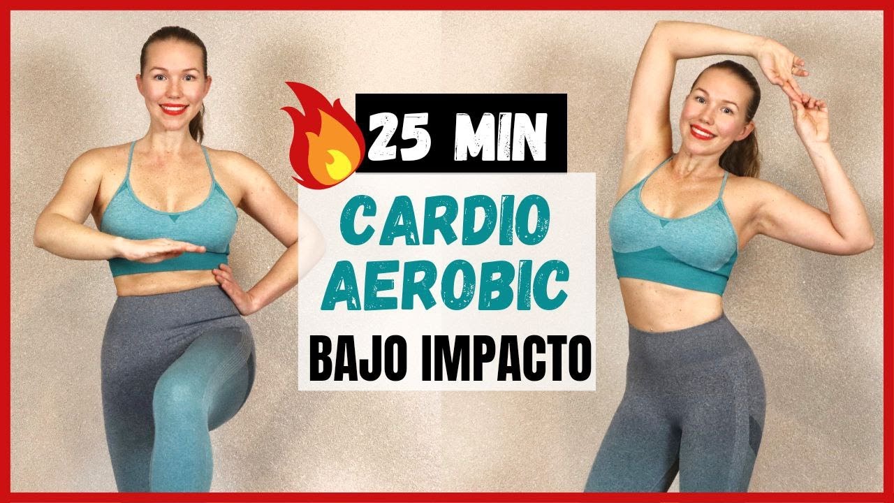 CARDIO AEROBIC de BAJO IMPACTO para ADELGAZAR en CASA | APTO PARA EMBARAZADAS Y POSTPARTO
