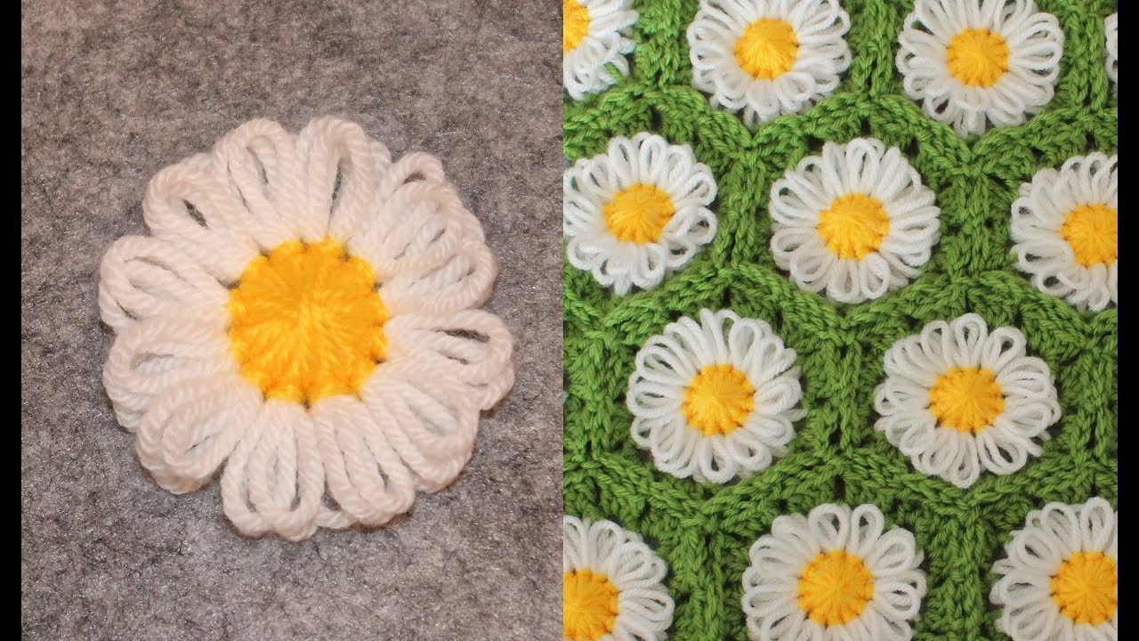 Springtime - Daisy - Blanket - Loom Flower - Bloom Loom - Part 1 of 2