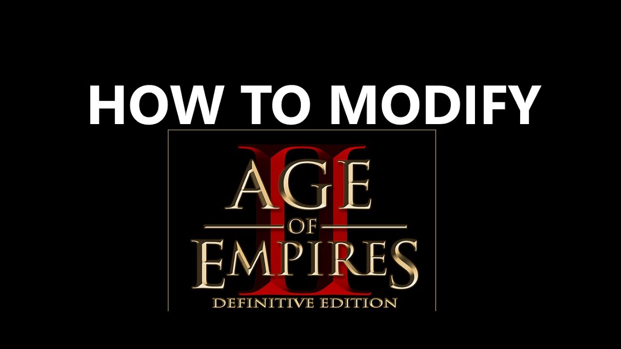 MOD ANYTHING in Age of Empires using Advanced Genie Editor
