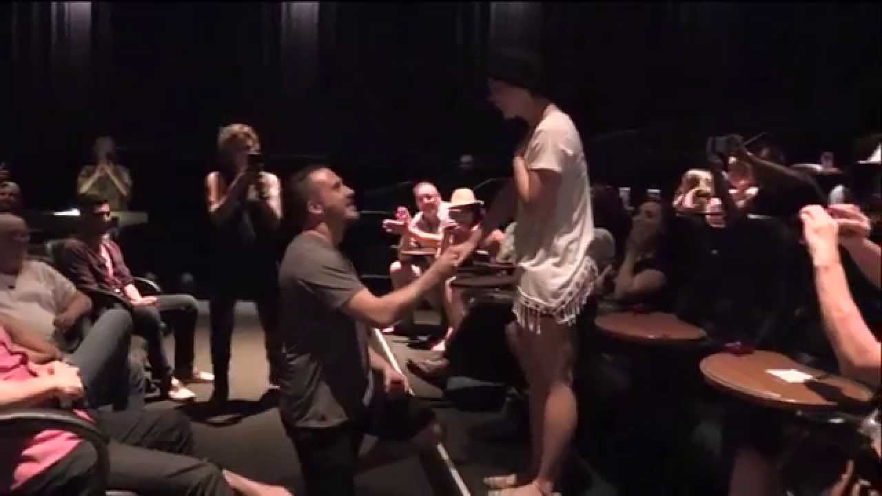Epic Movie Theater Wedding Proposal - 