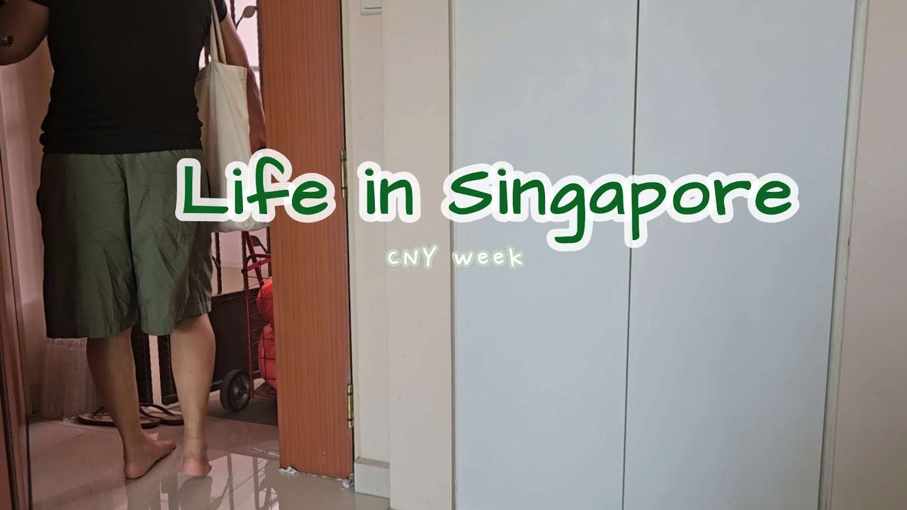 Vlog - Life in Singapore | A raining, routine & quiet CNY 2026 | Ordinary days of a corporate worker