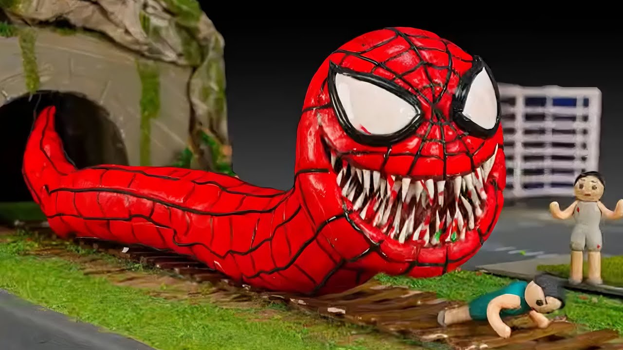 Spider-Worm Monster Attack! Terrifying Handmade Horror Sculpture | Twisted Studio #handmadesculpture