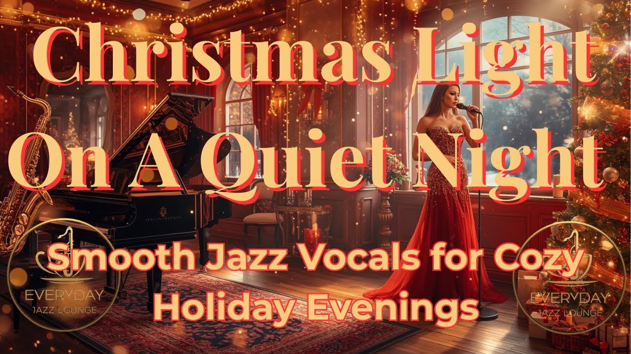 Christmas Light On A Quiet Night 🎄✨ | Smooth Jazz Vocals for Cozy Holiday Evenings