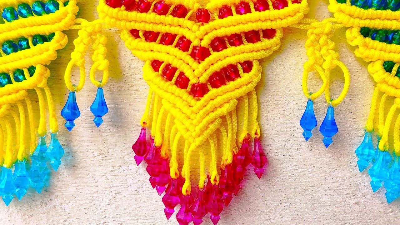 Macrame Simple New Design Toran Tutorial