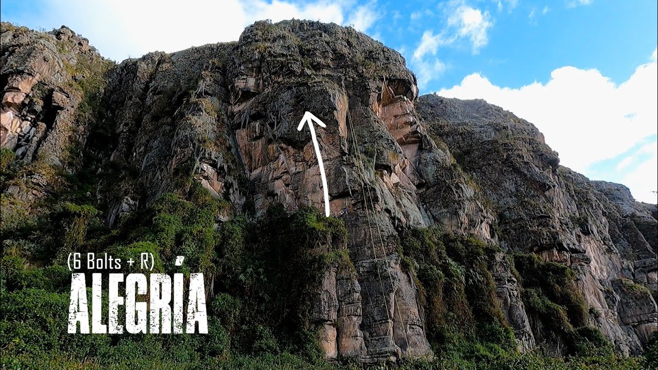 Escalando en Suesca | Colombia | Ruta | Alegría | 5.11a - 6b+