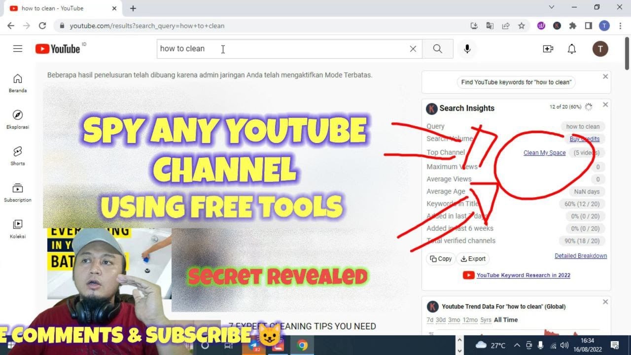 How To See Other Video Data Tags Keyword and Secret on Youtube for Free