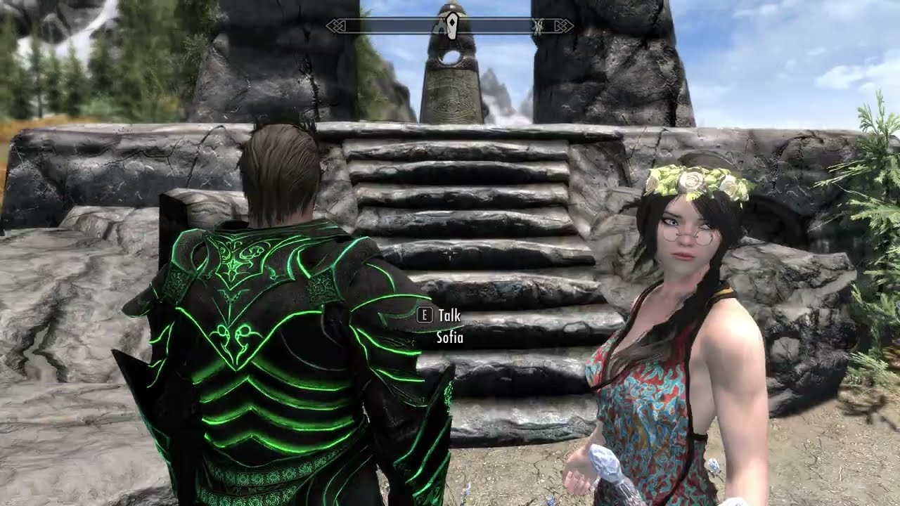 SKYRİM SE Soul collector armor set and weapons mod
