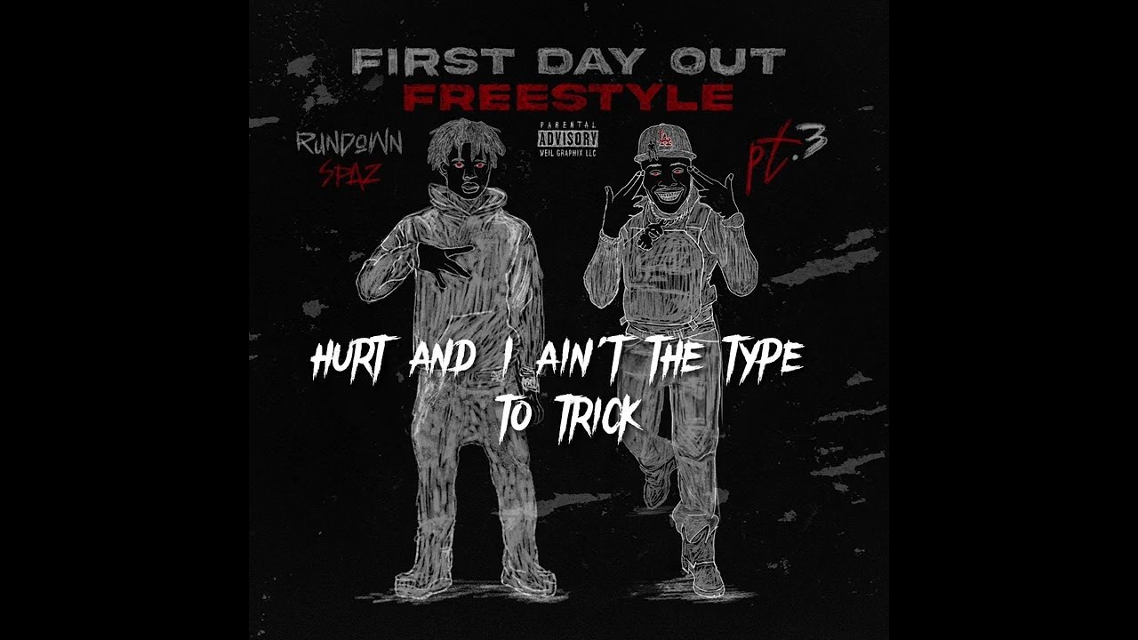 Rundown Spaz x Kanye West - First day out [ Lyrics Video ]