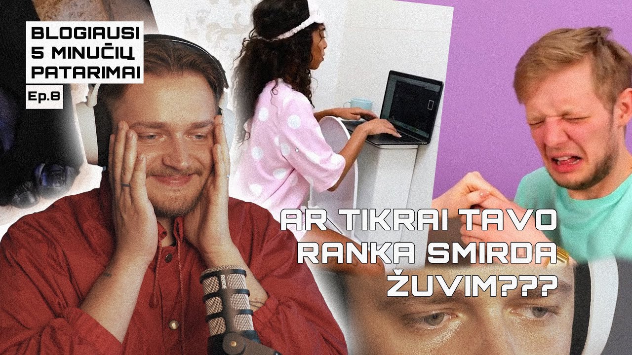 5-MINUTE CRAFTS | RANKOS SMIRDA ŽUVIMI? :)))