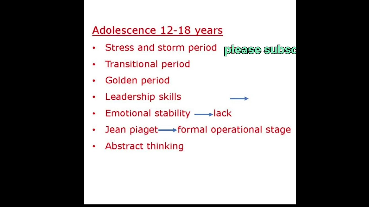 CTET notes NCERT Based  CDP Topic *Adolescence age *#viral video #ctet