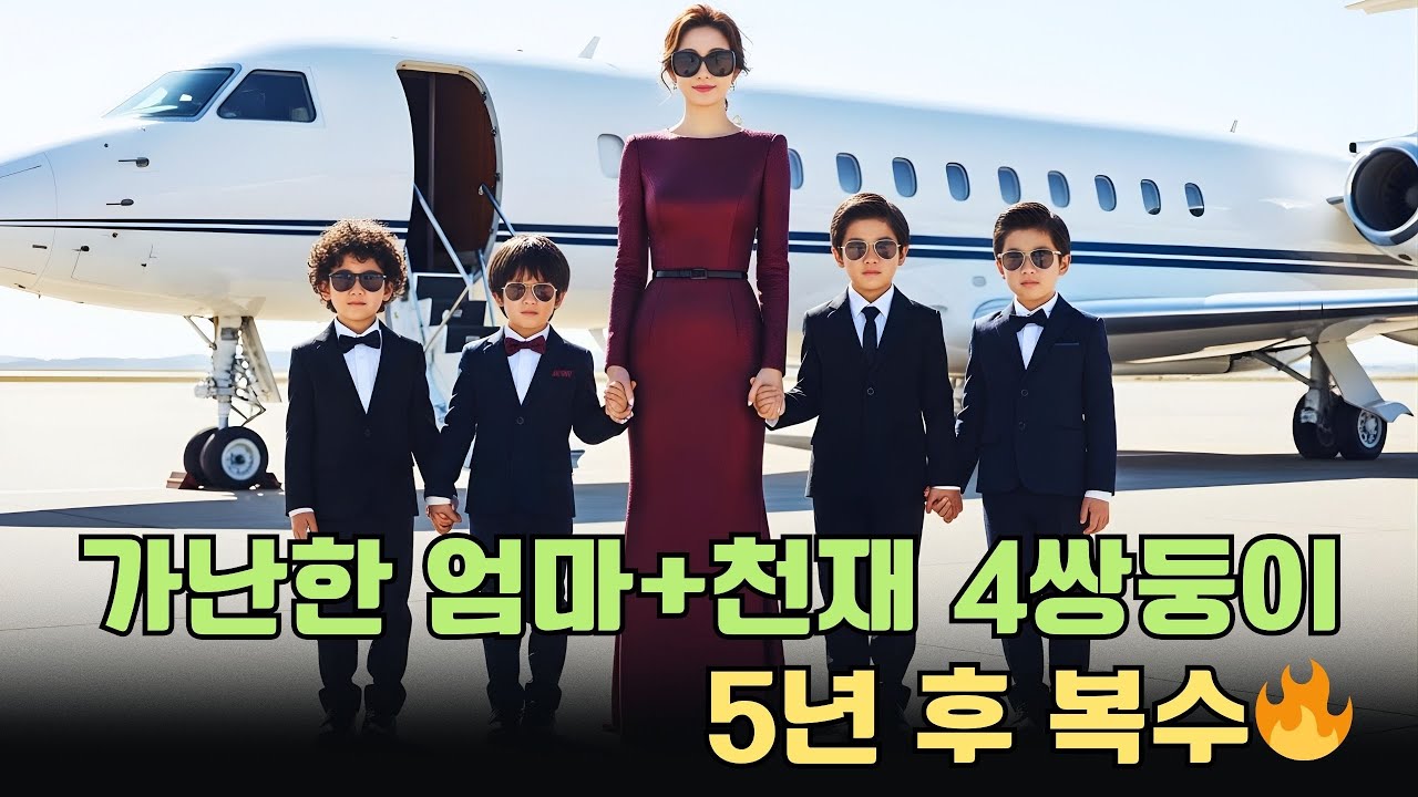 가난한 엄마와 4명의 천재 쌍둥이🔥 5년 후, 재벌 CEO를 무너뜨릴 충격적인 복수가 시작된다! | 감동 드라마