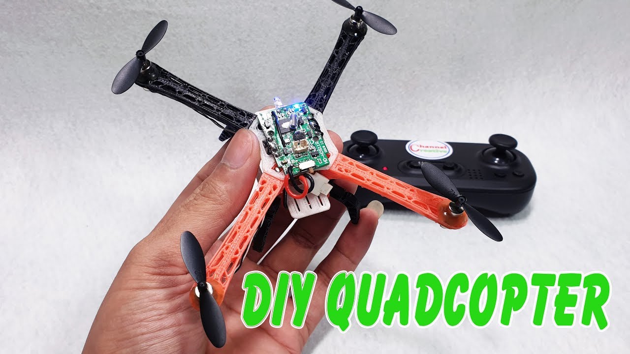 Build a Mini Quadcopter With 3D Printer