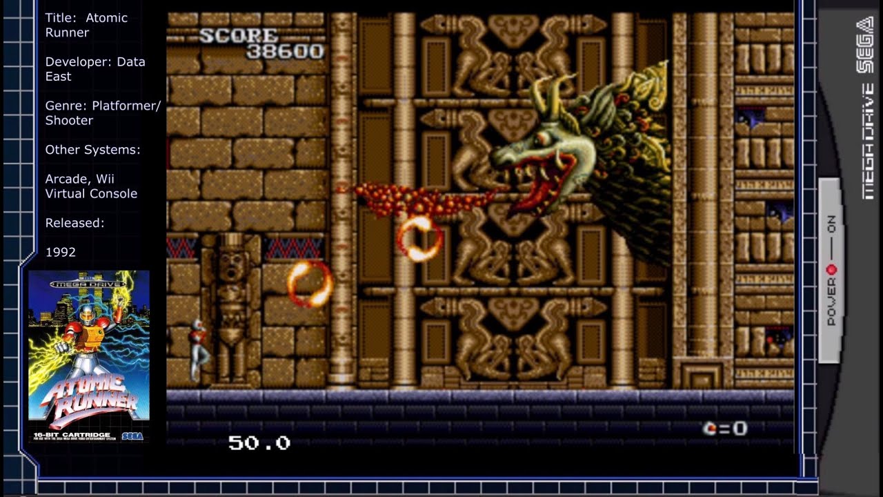 Atomic Runner Review | Sega Mega Drive / Genesis A-Z Review Series #30 |