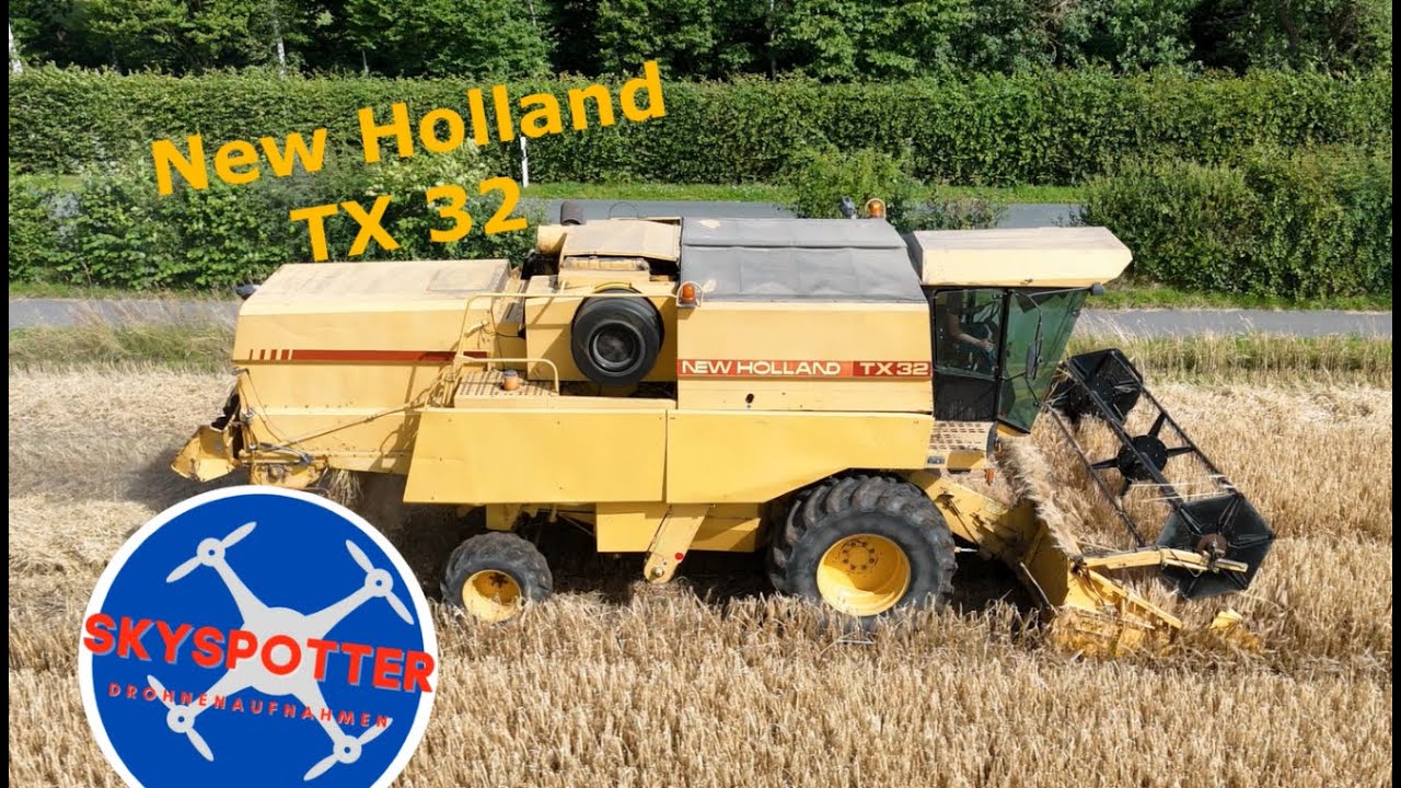 Gerste Ernte mit den New Holland TX 32