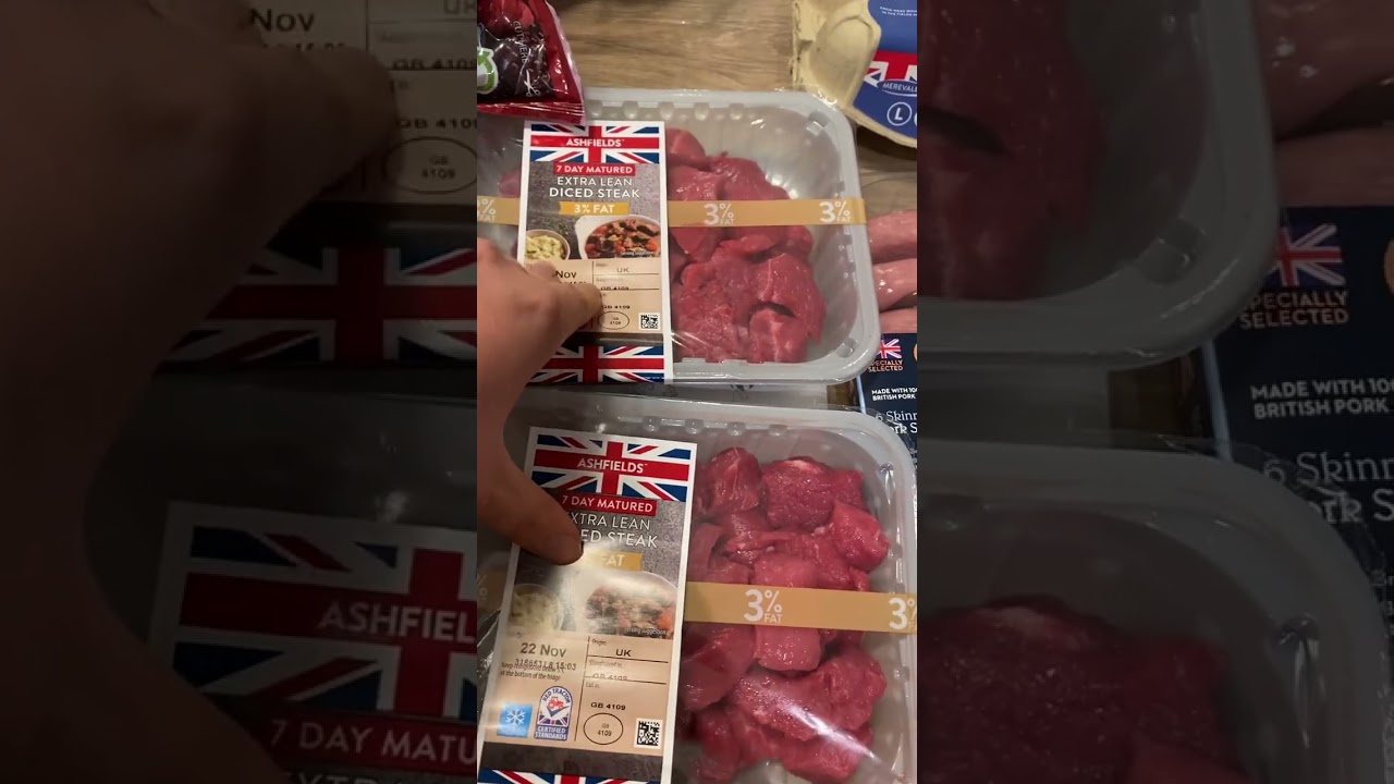 First shopping blog and meal plan