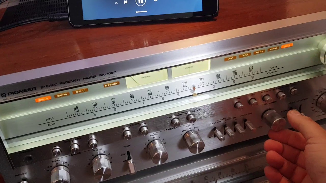 Pioneer SX1050 (Monster 70's receiver!!) Short test