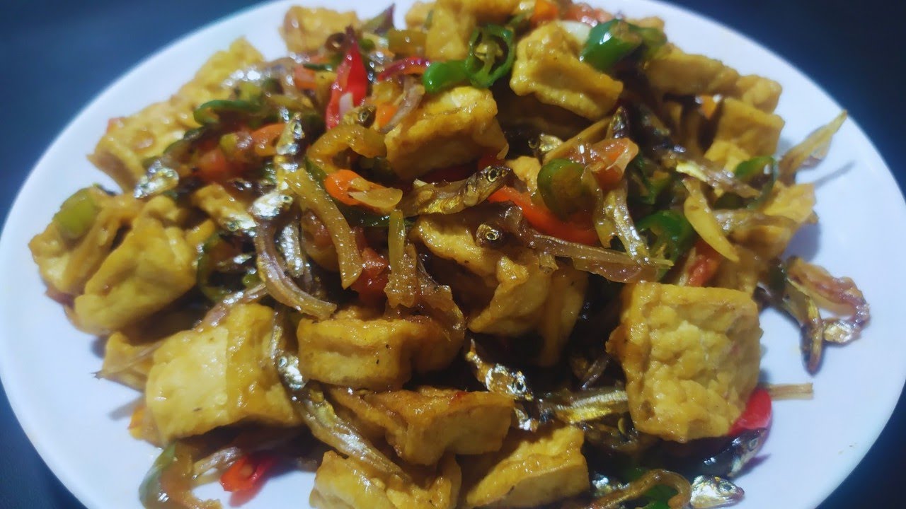 🔥🤤 ternyata enak banget‼️punya tahu dan teri dimasak seperti ini aja bikin boros nasi 😊 