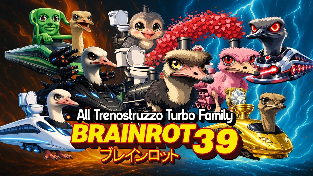 MindRotsu - All Trenostruzzo Turbo Family Brainrot Anime Opening Song Ep39 (Official MV)