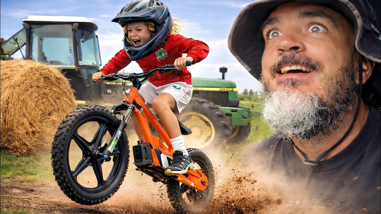 BIKE LIFE, BUGGY et TRACTEUR !!! VLOG d une apres midi classique a la ferme ...
