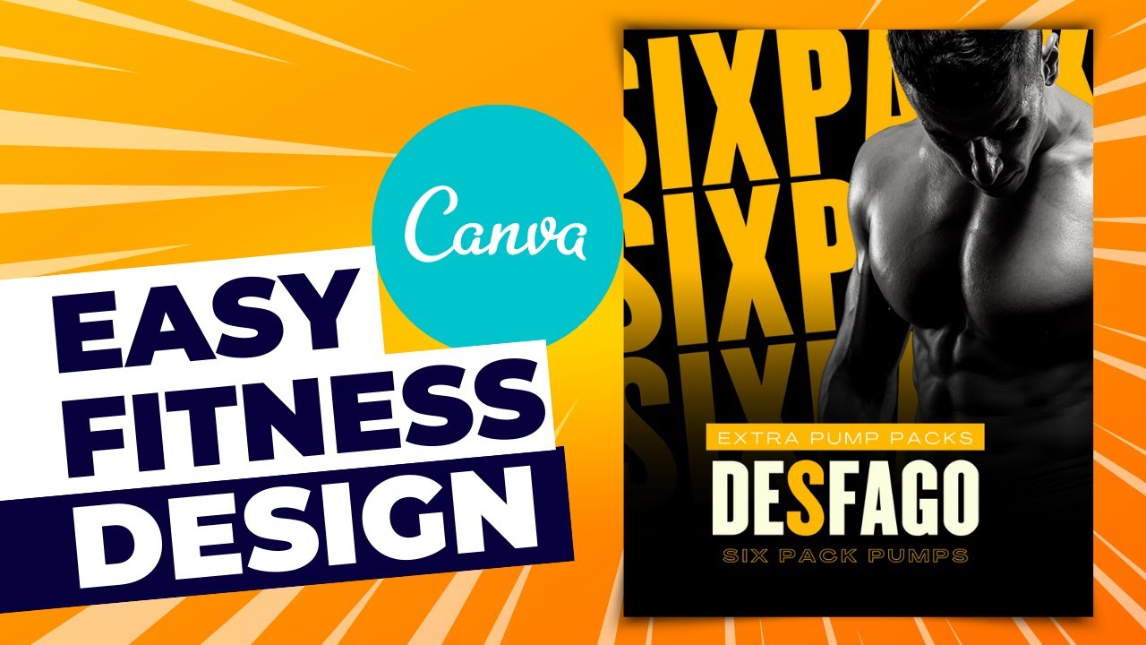 Easy Fitness Poster Design in Canva | African Geek