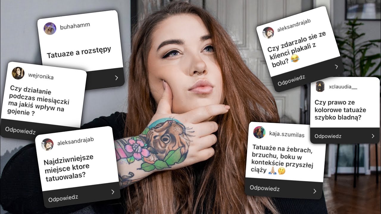 Tatuatorskie Q&A | Odpowiadam na Wasze pytania z instagrama