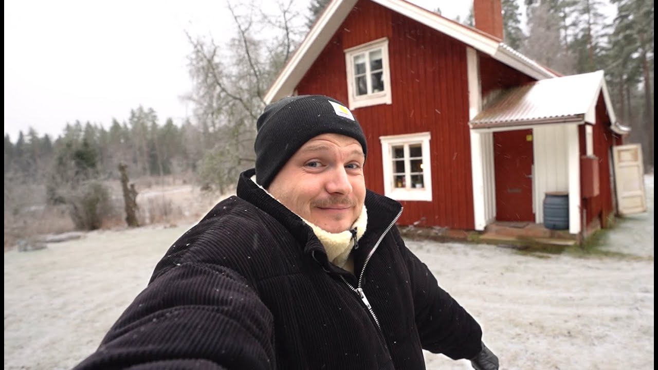 Ich war einen Monat lang ALLEINE in meinem Haus in Schweden (Keine Heizung, kein fließend Wasser)