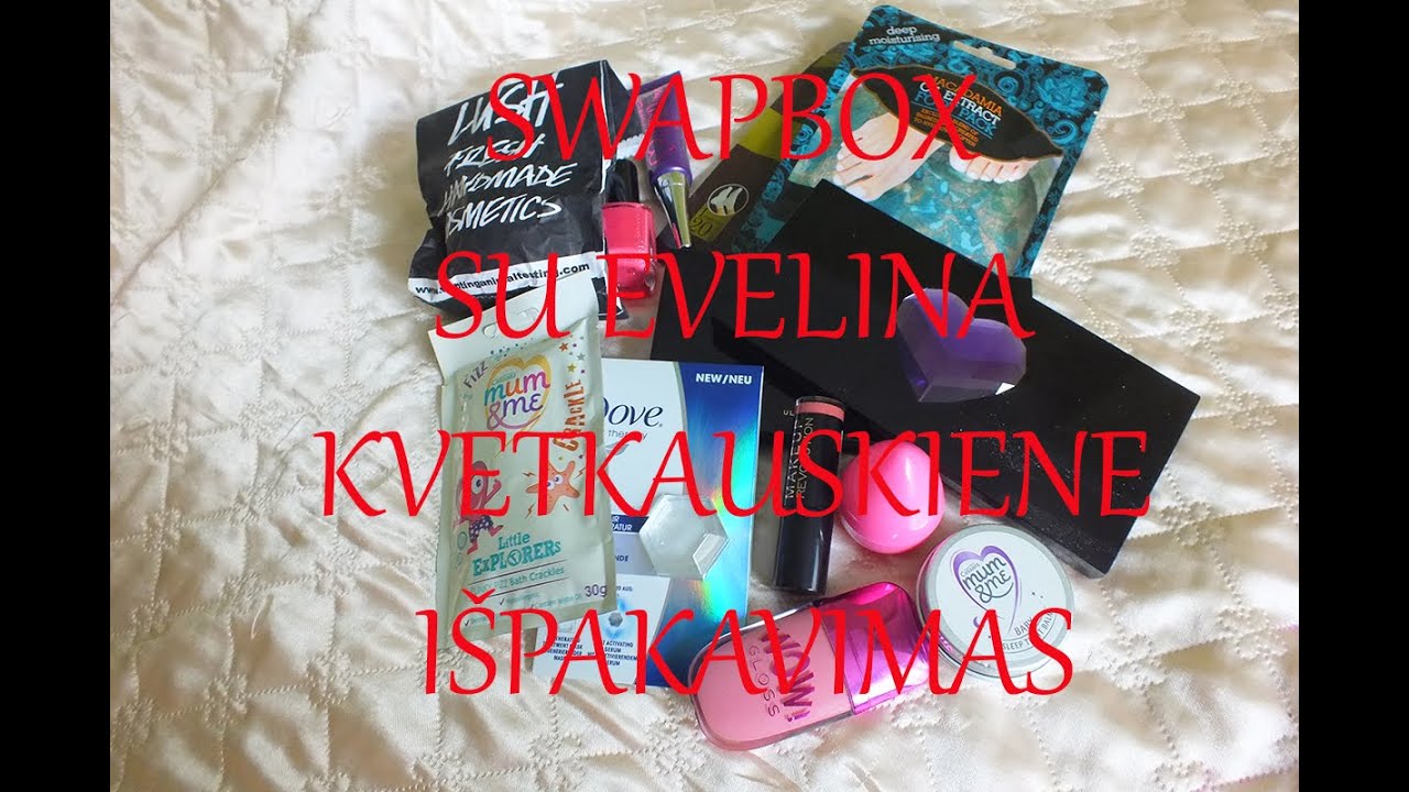 Swapbox su @EvelinaBrashke i&scaron;pakavimas