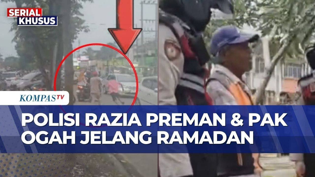 Razia Jelang Ramadan, Jukir Liar dan Preman Lari Kocar-Kacir saat Didatangi Polisi| BU