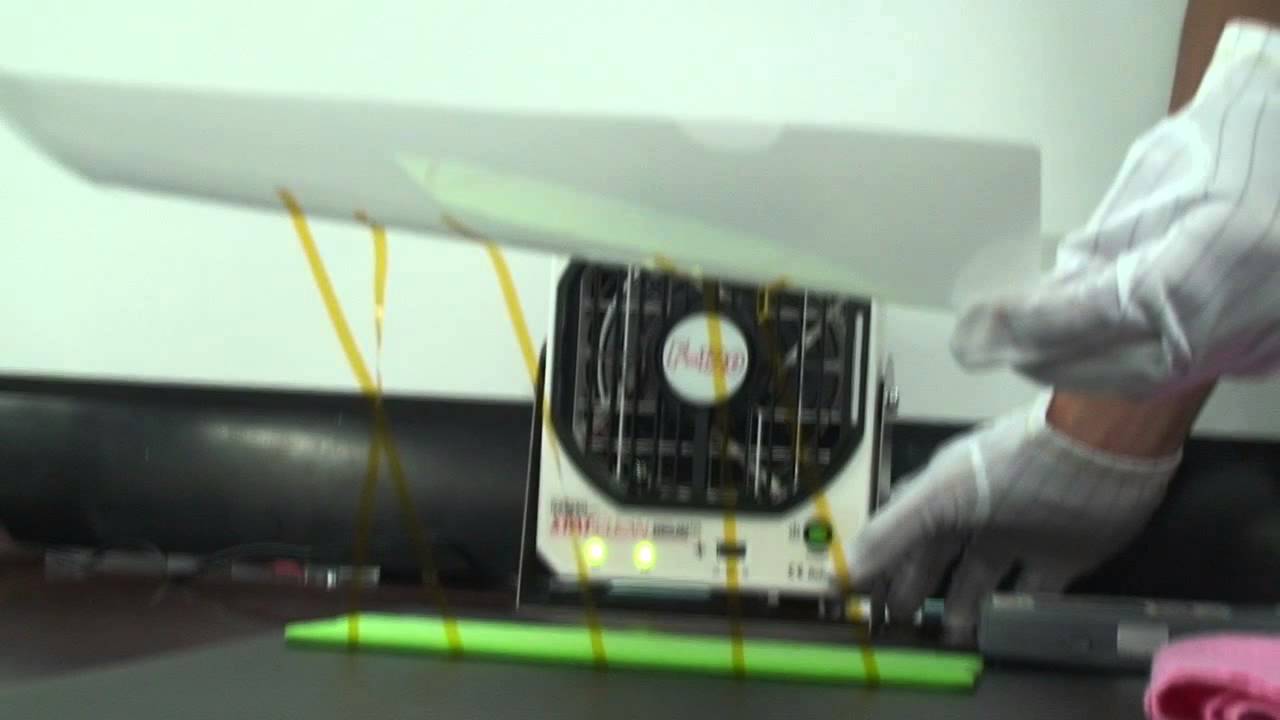 베셀(vessel)F-120 Ionizer, foreign body removal experiment video