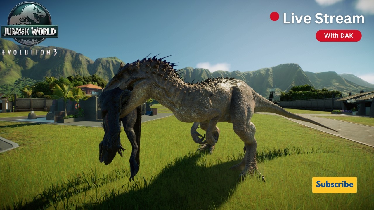 🔴 LIVE | Building the ULTIMATE Dinosaur Park 🦖 Jurassic World Evolution 3 | Chaos Begins