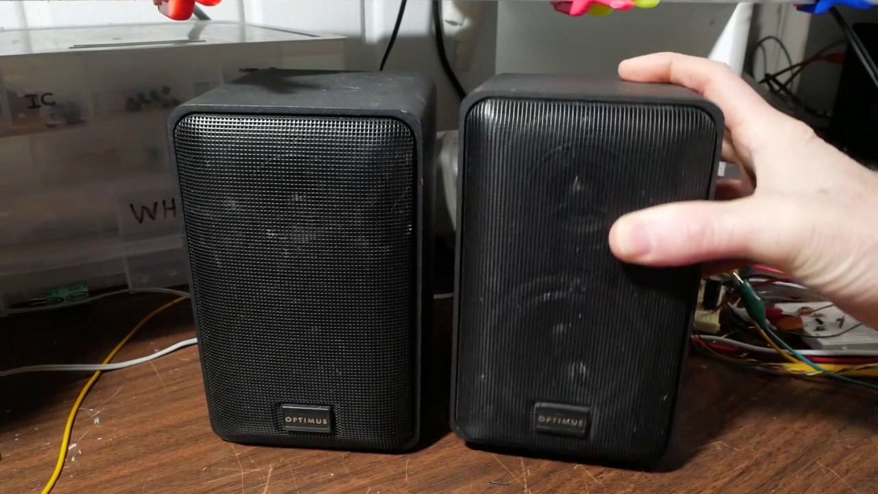 Обзор мини-колонки Radio Shack Optimus Pro-X33AV
