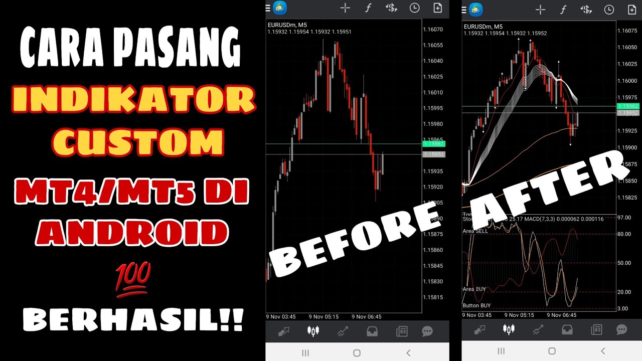 TUTORIAL CARA PASANG INDIKATOR CUSTOM MT4/MT5 DI ANDROID‼️Mudah Banget 100% Pasti Berhasil