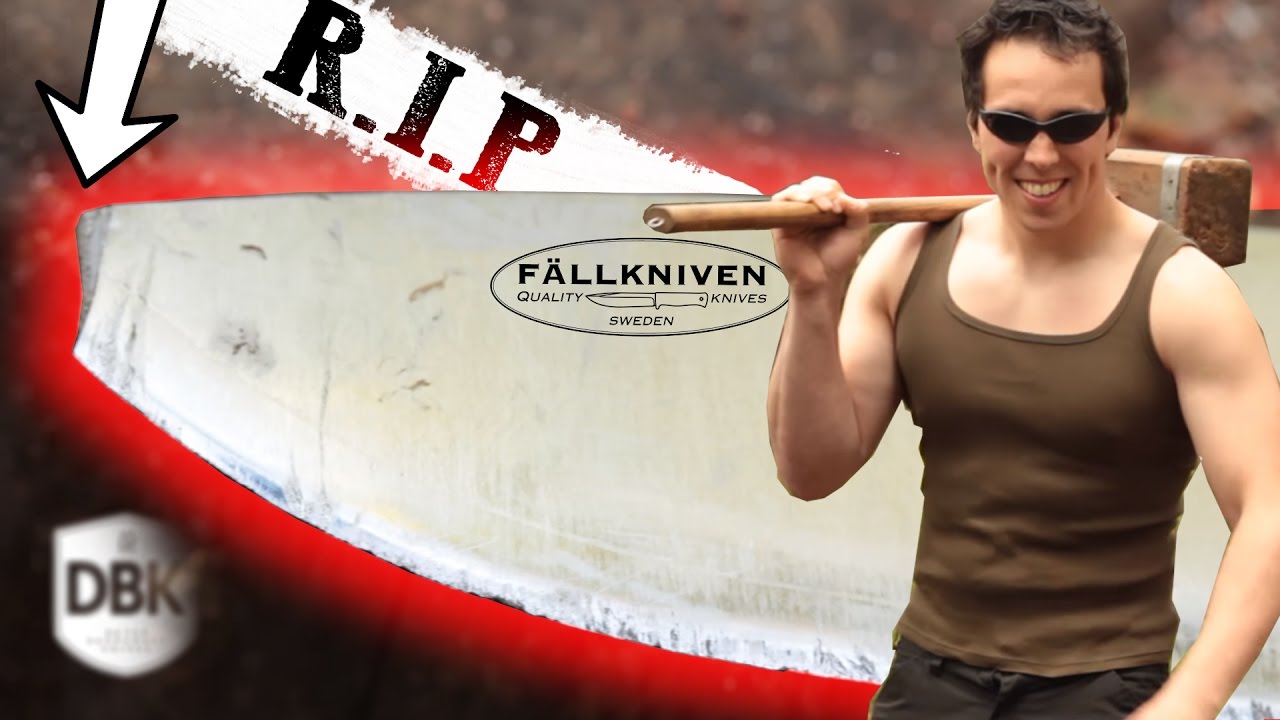 Swedish Airforce Fallkniven F1 Knife Destruction | Was Survival Lilly Right!?