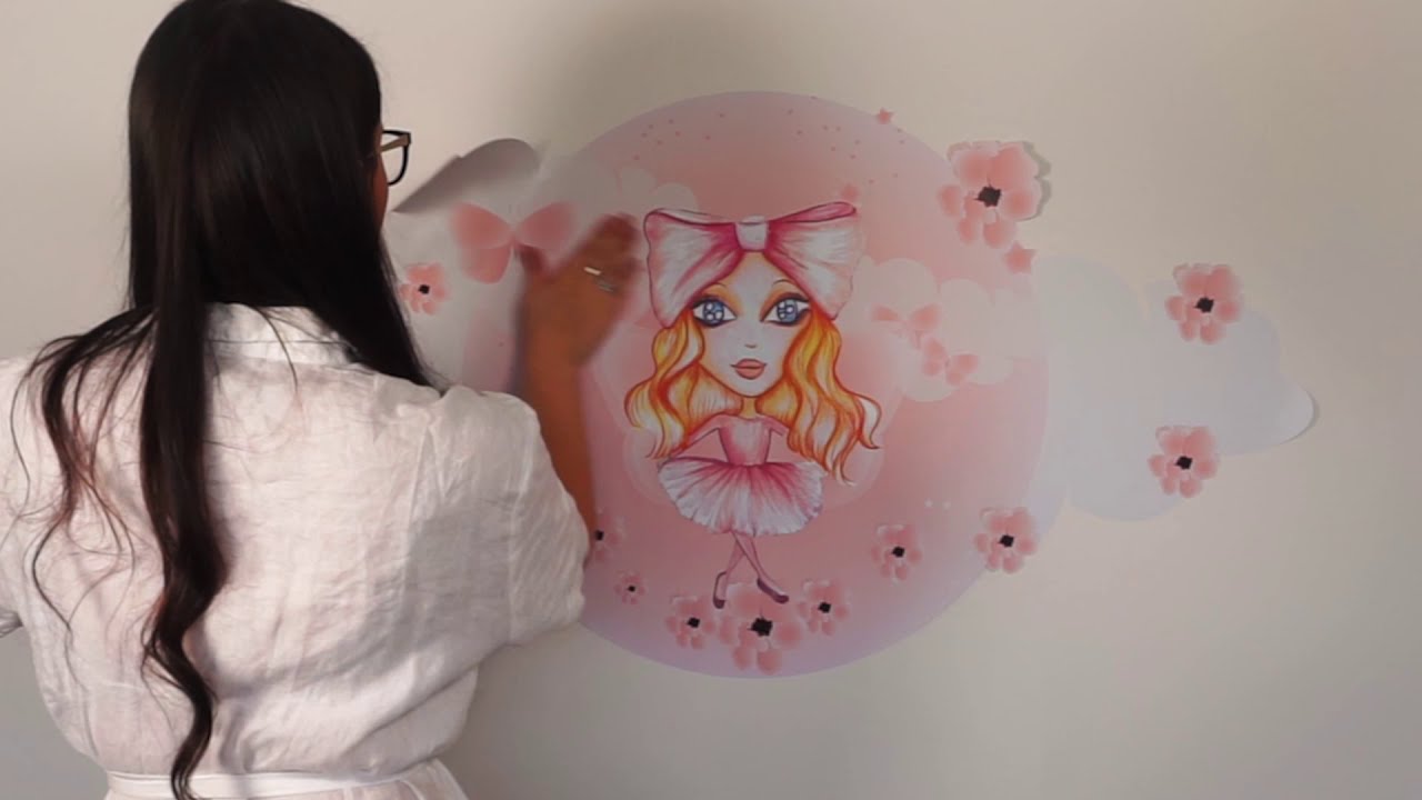 Installing Polka Prints Wall Decals