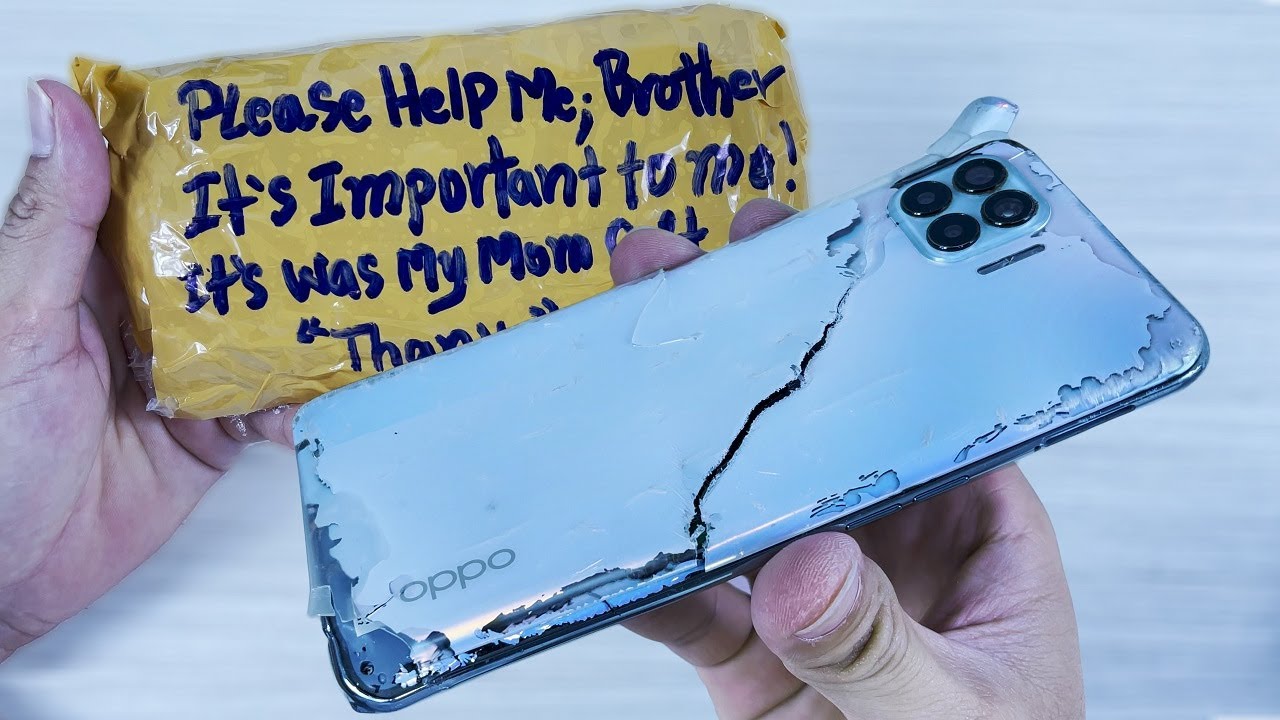How To Restore OPPO A93 Cracked, Restoring Destroyed Phone