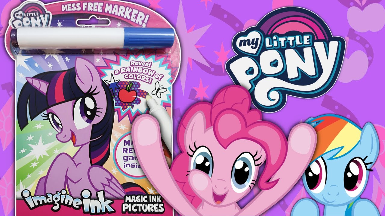 My Little Pony Imagine Ink Coloring & Activity Book | COLORING & ACTIVITIES With Mess-Free Marker