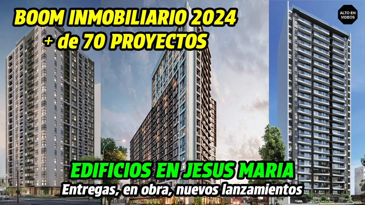 EDIFICIOS EN JESUS MARIA 2024 | Así esta el BOOM INMOBILIARIO EN LIMA | MAS de 70 PROYECTOS