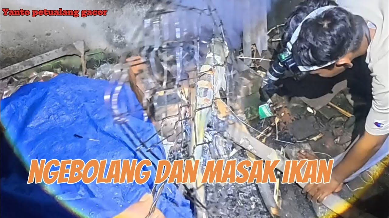 Ngebolang mancing dan pasang tajur di sungai besar