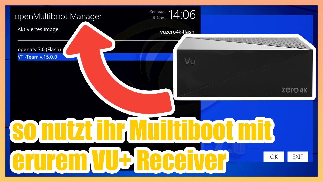 VU+ MultiBoot Manager mit openATV | MultiBoot mit VU+ Receiver [Tutorial]